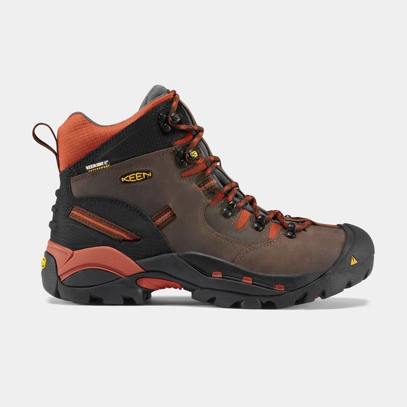 Botas De Trabajo Keen Pittsburgh 6" Soft Toe Para Hombre Marrom - Botas Keen Mexico (105642-OKJ)